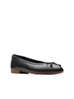 Clarks Leder-Ballerinas "Fawna" in Schwarz>Damen Ballerinas