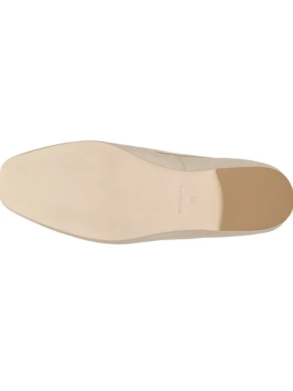 Wojas Leder-Ballerinas in Beige>Damen Ballerinas