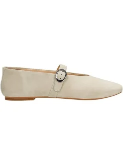Wojas Leder-Ballerinas in Beige Online