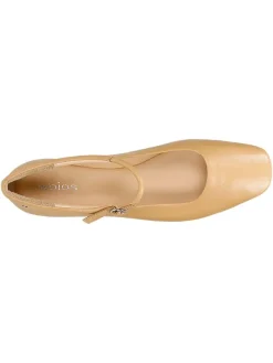 Wojas Leder-Ballerinas in Beige><noscript><img width=