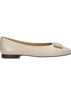Wojas Leder-Ballerinas in Beige>Damen Ballerinas