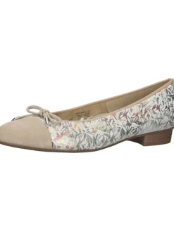 Ara Shoes Leder-Ballerinas in Beige>Damen Ballerinas