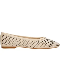 Wojas Leder-Ballerinas in Beige>Damen Ballerinas