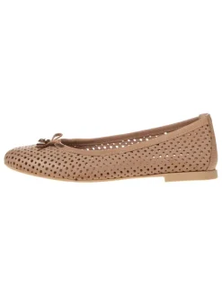 Wojas Leder-Ballerinas in Beige Sale