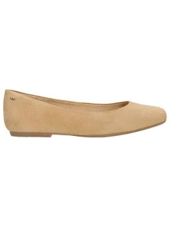 Wojas Leder-Ballerinas in Beige>Damen Ballerinas
