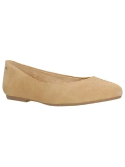 Wojas Leder-Ballerinas in Beige>Damen Ballerinas
