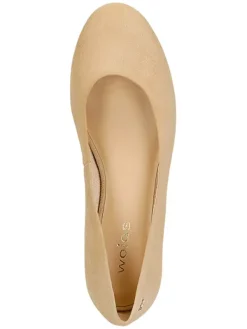 Wojas Leder-Ballerinas in Beige><noscript><img width=