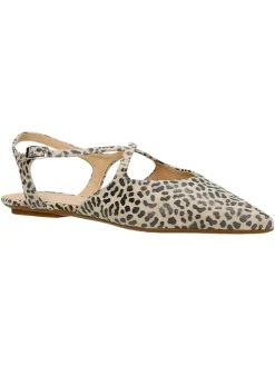Wojas Leder-Ballerinas in Beige/ Schwarz