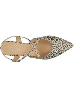 Wojas Leder-Ballerinas in Beige/ Schwarz