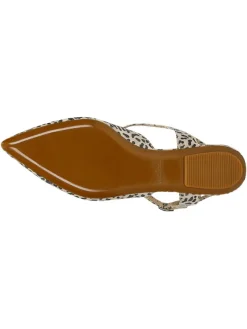 Wojas Leder-Ballerinas in Beige/ Schwarz