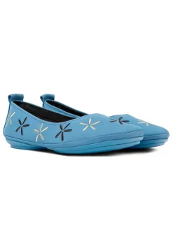 Camper Leder-Ballerinas in Blau>Damen Ballerinas