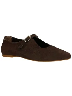 Wojas Leder-Ballerinas in Braun New