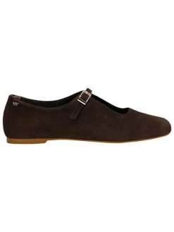 Wojas Leder-Ballerinas in Braun New