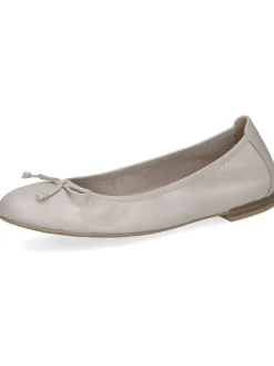Caprice Leder-Ballerinas in Creme>Damen Ballerinas