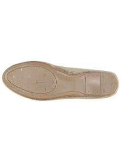 Wojas Leder-Ballerinas in Gold Best