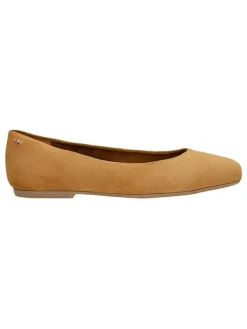 Wojas Leder-Ballerinas in Hellbraun>Damen Ballerinas