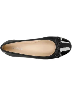 Wojas Leder-Ballerinas in Schwarz Outlet