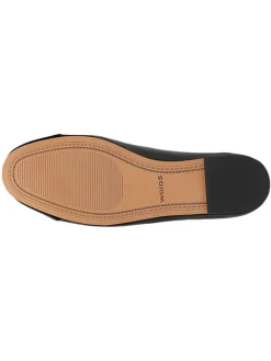 Wojas Leder-Ballerinas in Schwarz Outlet