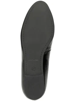 Wojas Leder-Ballerinas in Schwarz