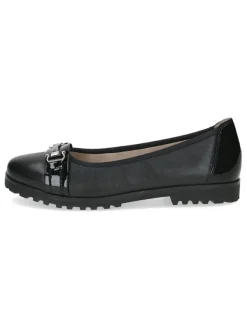 Caprice Leder-Ballerinas in Schwarz>Damen Ballerinas