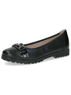Caprice Leder-Ballerinas in Schwarz>Damen Ballerinas