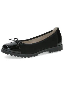 Caprice Leder-Ballerinas in Schwarz>Damen Ballerinas