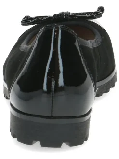 Caprice Leder-Ballerinas in Schwarz><noscript><img width=