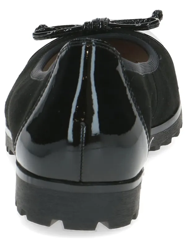 Caprice Leder-Ballerinas in Schwarz>Damen Ballerinas
