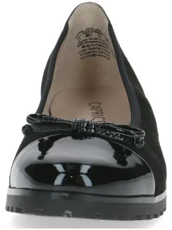 Caprice Leder-Ballerinas in Schwarz><noscript><img width=
