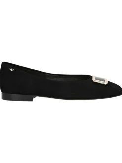 Wojas Leder-Ballerinas in Schwarz>Damen Ballerinas