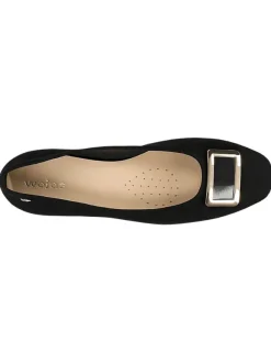 Wojas Leder-Ballerinas in Schwarz><noscript><img width=