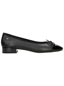 Wojas Leder-Ballerinas in Schwarz>Damen Ballerinas