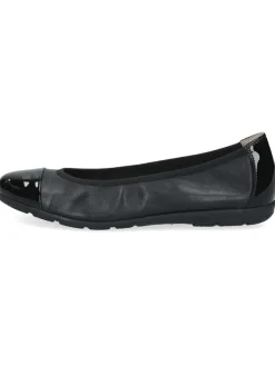 Caprice Leder-Ballerinas in Schwarz>Damen Ballerinas