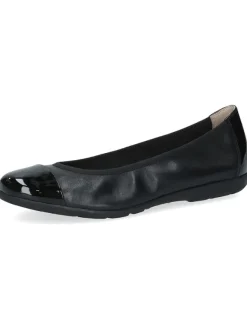Caprice Leder-Ballerinas in Schwarz>Damen Ballerinas