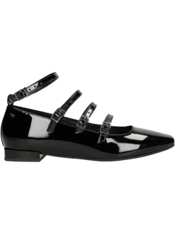Wojas Leder-Ballerinas in Schwarz Best