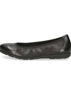 Caprice Leder-Ballerinas in Schwarz>Damen Ballerinas