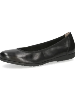Caprice Leder-Ballerinas in Schwarz>Damen Ballerinas