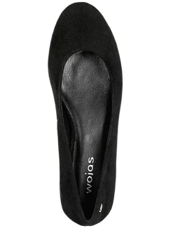 Wojas Leder-Ballerinas in Schwarz Best