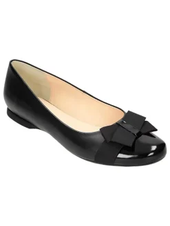 Wojas Leder-Ballerinas in Schwarz>Damen Ballerinas