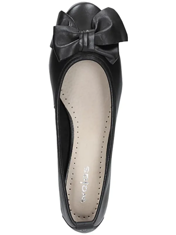 Wojas Leder-Ballerinas in Schwarz>Damen Ballerinas