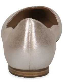 Caprice Leder-Ballerinas in Taupe>Damen Ballerinas