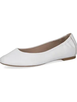 Caprice Leder-Ballerinas in Weiß>Damen Ballerinas