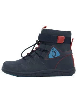 lamino Leder-Barfuß-Boots in Dunkelblau>Kinder Stiefel & Boots·Boots