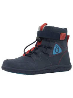 lamino Leder-Barfuß-Boots in Dunkelblau>Kinder Stiefel & Boots·Boots