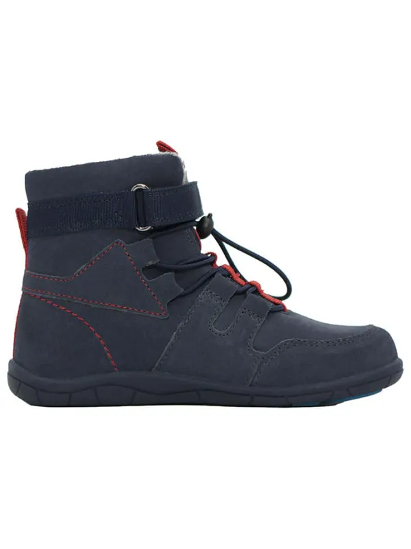 lamino Leder-Barfuß-Boots in Dunkelblau>Kinder Stiefel & Boots·Boots