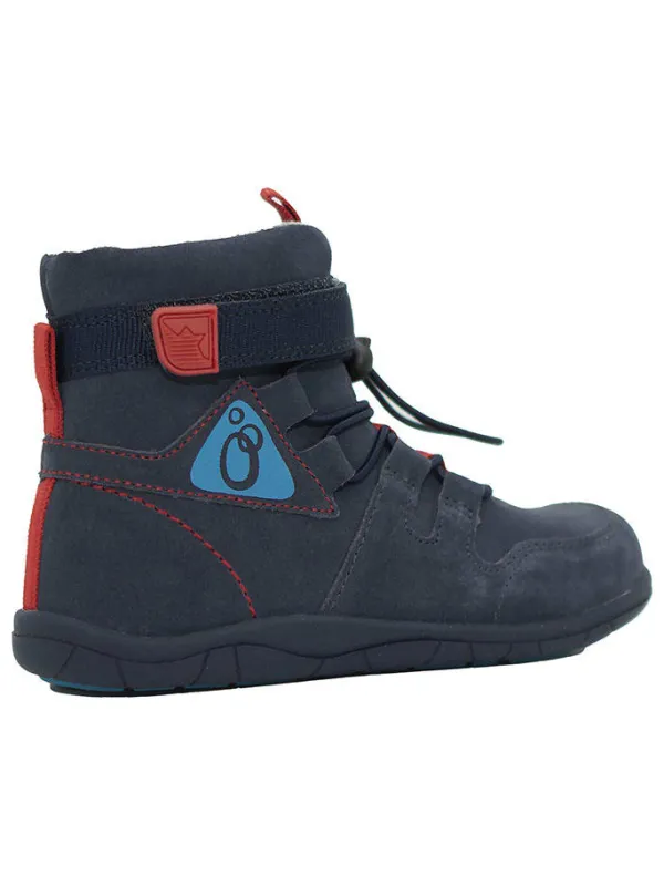 lamino Leder-Barfuß-Boots in Dunkelblau>Kinder Stiefel & Boots·Boots