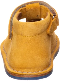 lamino Leder-Barfuß-Halbsandalen in Gelb Online