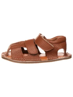 lamino Leder-Barfußsandalen in Hellbraun>Kinder Sandalen·Halbsandalen