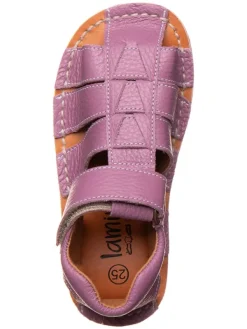 lamino Leder-Barfußsandalen in Lila><noscript><img width=