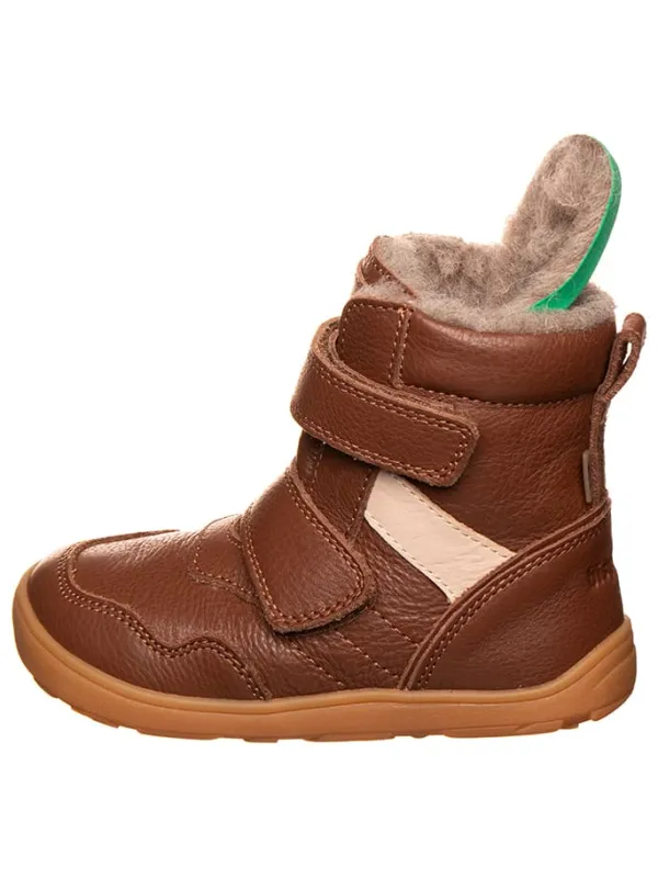 bisgaard Leder-Barfußschuhe in Hellbraun Clearance